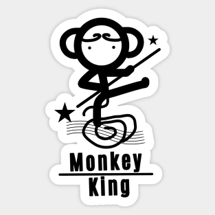 Stickman Monkey King Sun Wukong Sticker